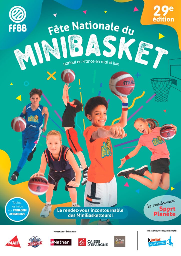 Poster fête nationale du mini-basket